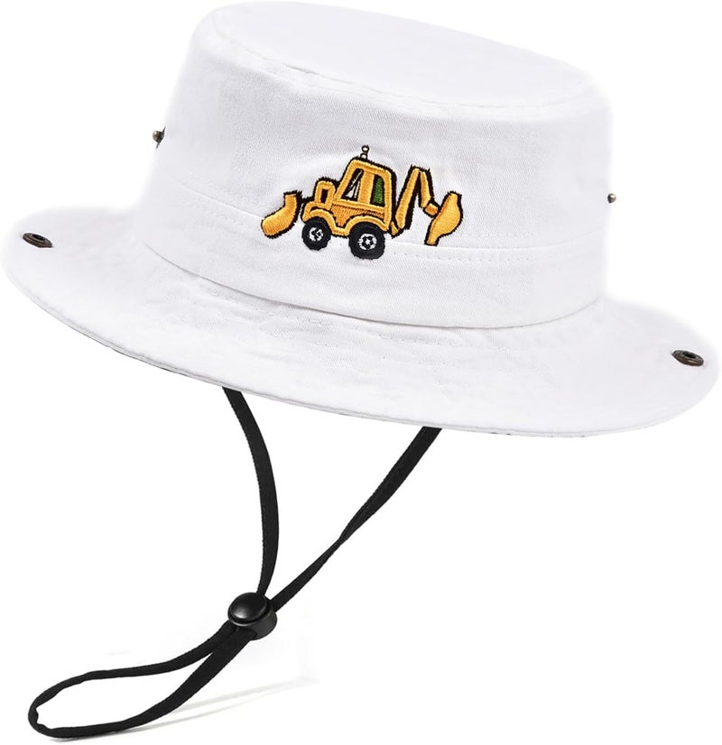 EDCYF Kids Boys Girls Embroidered Baseball Caps Baby Sun hat Toddler Dinosaur Trucker Hats Summer Hats（3-8years - Image 1